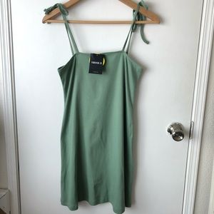 💗Free Gift W/Purchase💗 🍃Teal Green Mini Sun Dress 🍃~ Medium~